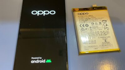 OPPOReno3Aバッテリー交換【スマホ修理所沢】