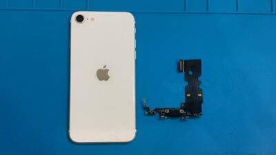 iPhoneSE2液体検出💧ドックコネクタ(充電口)修理【iPhone修理所沢】