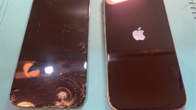 iPhone15画面割れブラックアウト修理【iPhone修理所沢】