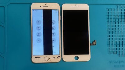 iPhone8縦線ブラック画面修理【iPhone修理所沢】