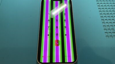 iPhone14水没液晶故障の画面修理【iPhone修理所沢】
