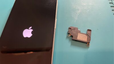 通話中に相手の声が聞こえないイヤースピーカー故障【iPhone修理所沢】