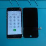 iPhoneSE2バキバキ画面修理【iPhone修理所沢】