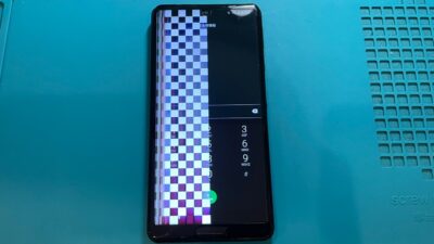 AQUOSsense5G液晶故障の画面修理【スマホ修理所沢】