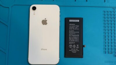 iPhoneXR大容量バッテリー交換【iPhone修理所沢】
