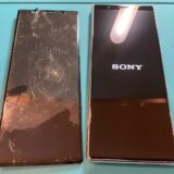 XPERIA5の画面割れ修理ご依頼【スマホ修理所沢】