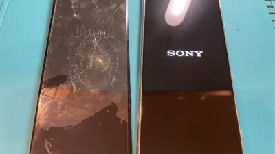 XPERIA5の画面割れ修理ご依頼【スマホ修理所沢】