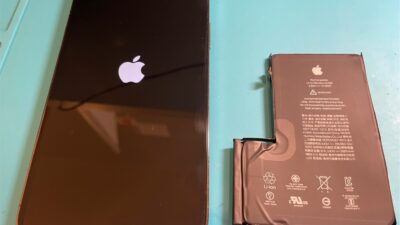 iPhone12ProMaxバッテリー交換【iPhone修理所沢】