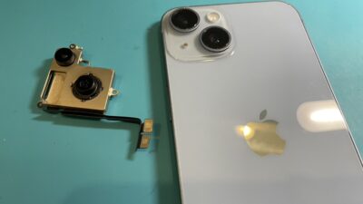 カメラ故障で何も写らないiPhone14の修理【iPhone修理所沢】