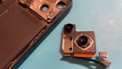 リアカメラ故障で撮影できないiPhone13の修理【iPhone修理所沢】