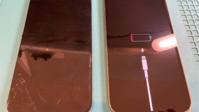 画面が映らなくなったiPhone12ProMaxの画面修理【iPhonne修理所沢】