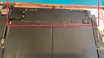 突然充電ができないiPadAir4の修理【iPad基板修理】