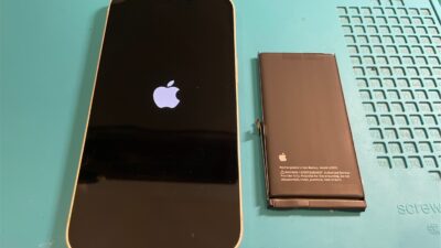 最大容量78%iPhone13バッテリー交換【iPhone修理所沢】