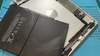 iPadのバッテリー交換ご対応可能です。【iPad修理所沢】