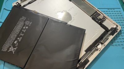 iPadのバッテリー交換ご対応可能です。【iPad修理所沢】