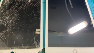 iPad7ガラス割れ、液晶故障の画面修理【iPad修理所沢】