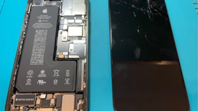 iPhone11Proガラス割れ画面修理【iPhone修理所沢】