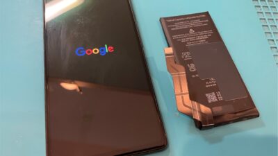 GooglePixel6aバッテリー交換【スマホ修理所沢】