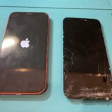 iPhone12miniバキバキの画面修理【iPhone修理所沢】