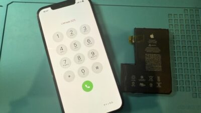 iPhone12ProMaxバッテリー交換【iPhone修理所沢】