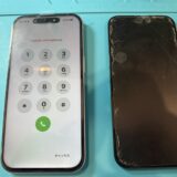 iPhone15液晶不良の画面修理【iPhone修理所沢】