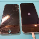 バキバキの画面故障も即日復旧【iPhone修理所沢】