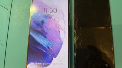 GalaxyS21画面修理【スマホ修理所沢】