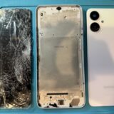 ガラス粉々GalaxyA25 5G 画面割れ修理【スマホ修理所沢】