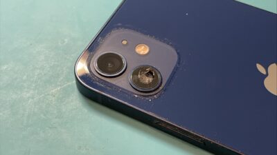 iPhone12カメラレンズ割れの修理【iPhone修理所沢】