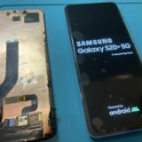 GalaxyS20+液晶縦線の画面修理【スマホ修理所沢】