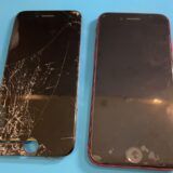 画面がバキバキに割れたiPhoneSE2の修理【iPhone修理所沢】