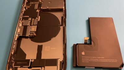 即日対応中iPhone14Proバッテリー交換【iPhone修理所沢】