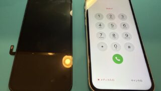落下の衝撃で画面が映らない【iPhone修理所沢】
