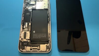 画面が映らない13miniの修理【iPhone修理所沢】