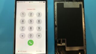 iPhoneSE3液晶不良の画面修理【iPhone修理所沢】