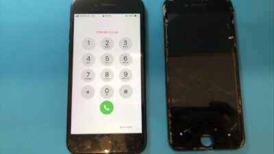iPhoneSE2画面修理6ヶ月補償付きでご提供【iPhone修理所沢】