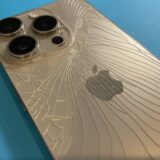 iPhone15Pro背面ガラス割れ修理【iPhone修理所沢】