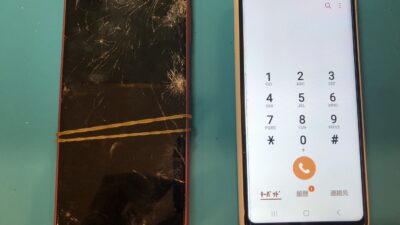 GalaxyA23画面修理のご依頼【スマホ修理所沢】