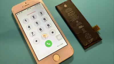 iPhoneSE1stバッテリー交換【iPhone修理所沢】