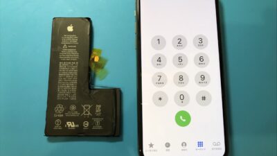 iPhoneXSバッテリー交換【iPhone修理所沢】