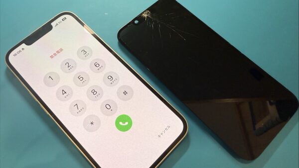 iPhone16eガラス割れの画面修理【iPhone修理所沢】