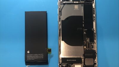 最大容量78%iPhoneSE3バッテリー交換【iPhone修理所沢】
