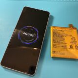AQUOS Sense7 バッテリー交換【スマホ修理所沢】