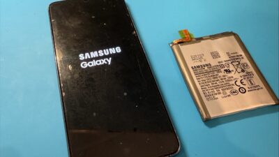 GalaxyS21バッテリー交換 / 即日交換【アンドロイド修理所沢】
