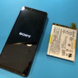 XPERIA 10 Ⅴ(5)のバッテリー交換【スマホ修理所沢】
