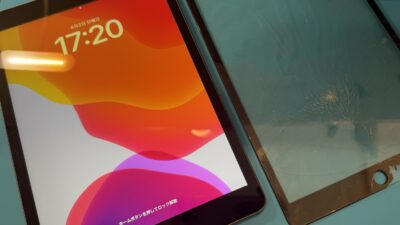 iPad8画面割れのガラス修理【iPad修理所沢】