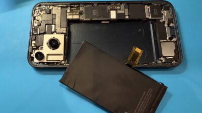 iPhone14バッテリー交換の【iPhone修理所沢】