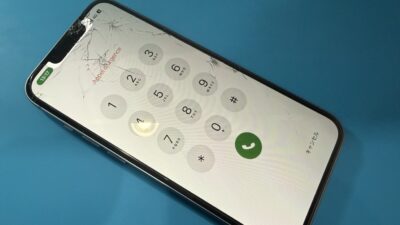 画面のひび割れ即日修理iPhone14【iPhone修理所沢】