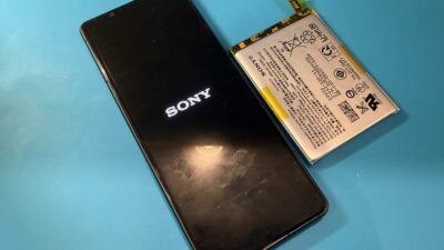XPERIA5Ⅳバッテリー交換のご依頼【スマホ修理所沢】