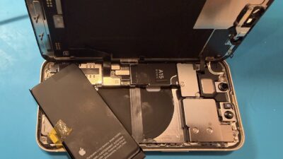 iPhone13miniバッテリー交換【iPhone修理所沢】